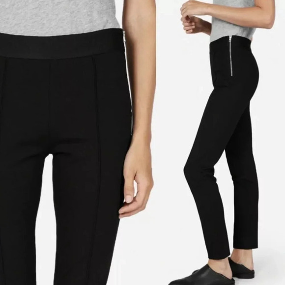 Everlane Pants - Everlane The Stretch Ponte Side Zip Pants - 29142